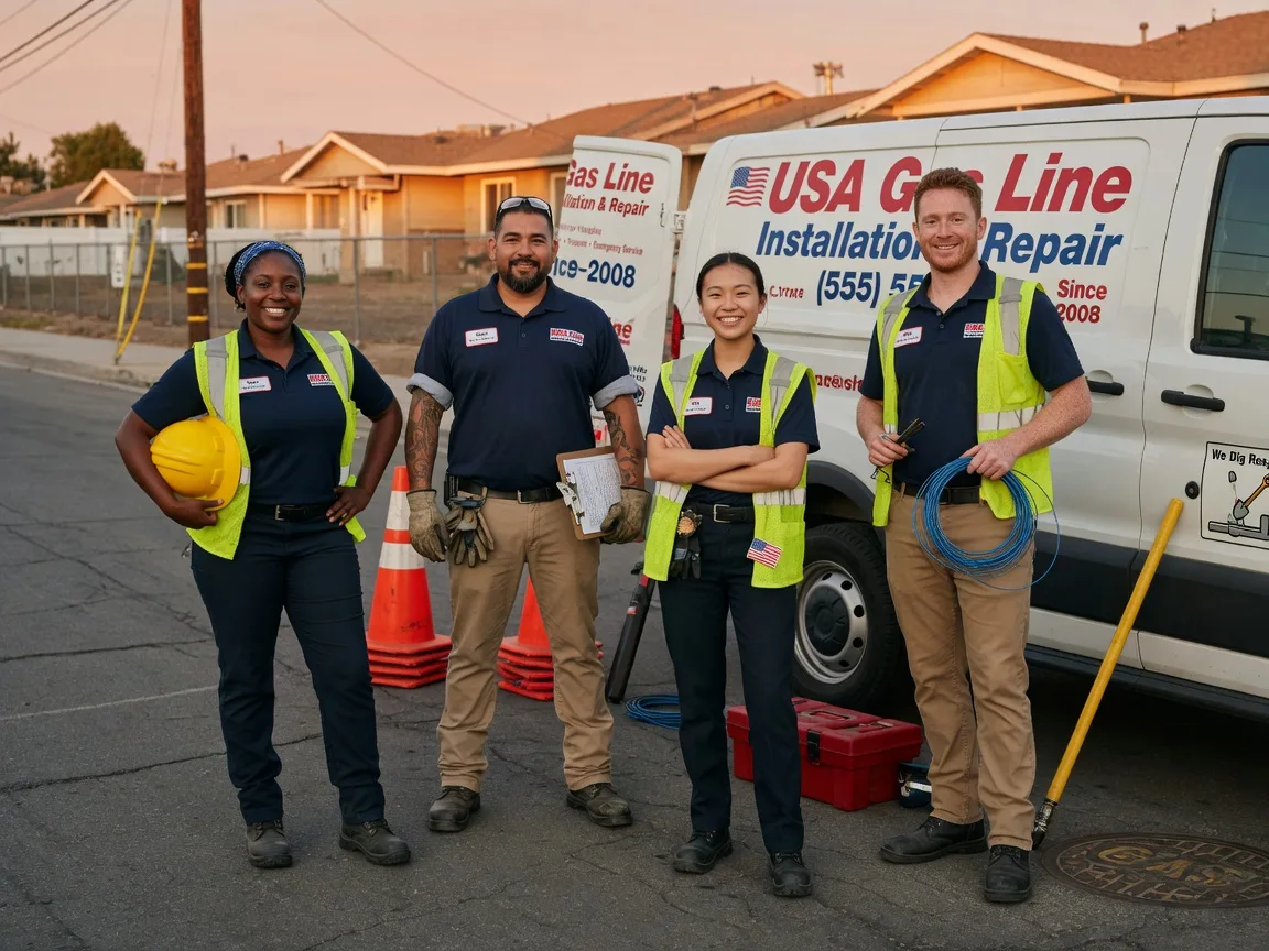Gas Line Installation company in Dibble, OK